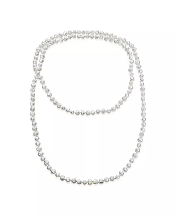 Ожерелье-Флэппер из длинной нити белого пресноводного жемчуга, связанное вручную бесконечным слоем Bling Jewelry, white
Ожерелье-Флэппер из длинной нити белого пресноводного жемчуга, связанное вручную бесконечным слоем Bling Jewelry, white