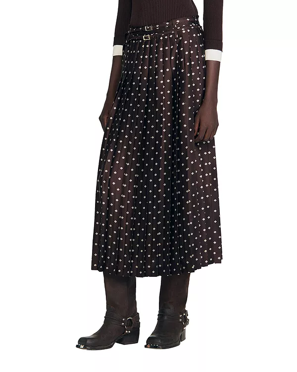 Длинная юбка с принтом в виде шарфа Sandro, мультиколор
Длинная юбка с принтом в виде шарфа Sandro, мультиколор