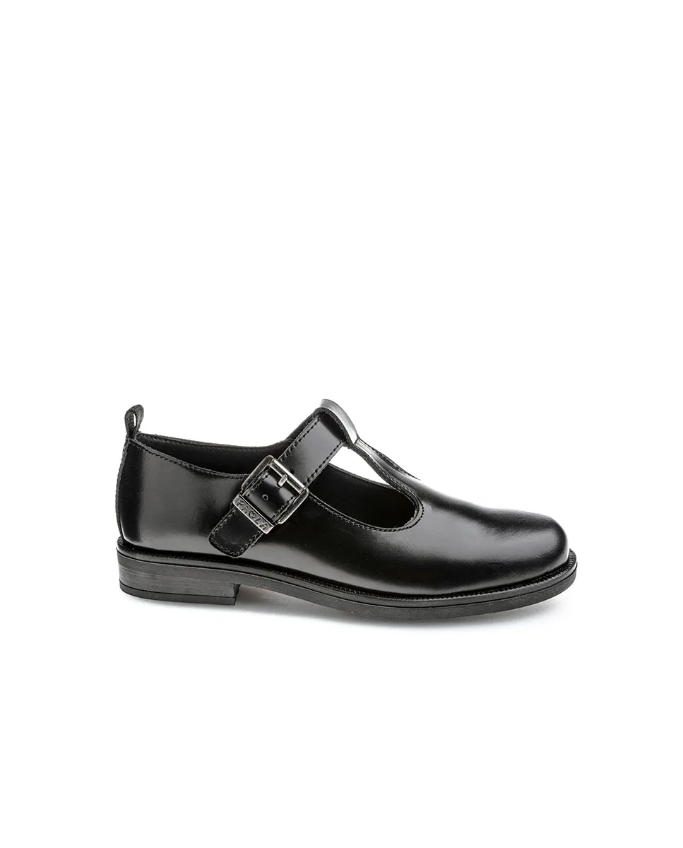 Детские кожаные туфельки с пряжкой Pablosky, черный
Детские кожаные туфельки с пряжкой Pablosky, черный