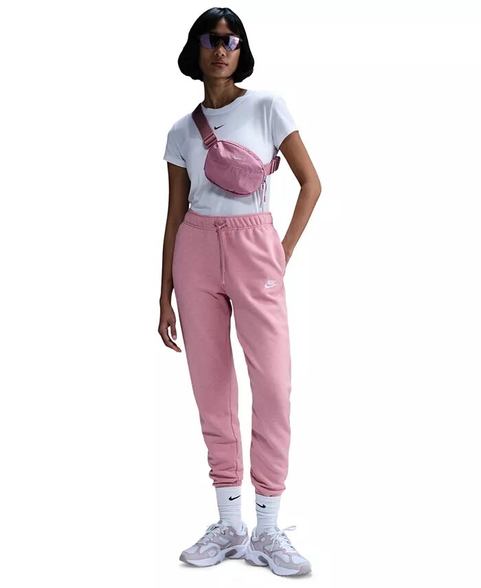 Женские спортивные флисовые брюки-джоггеры средней посадки Club Nike, розовый
Женские спортивные флисовые брюки-джоггеры средней посадки Club Nike, розовый