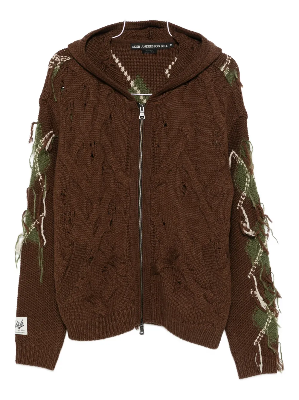Вязаное худи с бахромой Andersson Bell, коричневый
Вязаное худи с бахромой Andersson Bell, коричневый