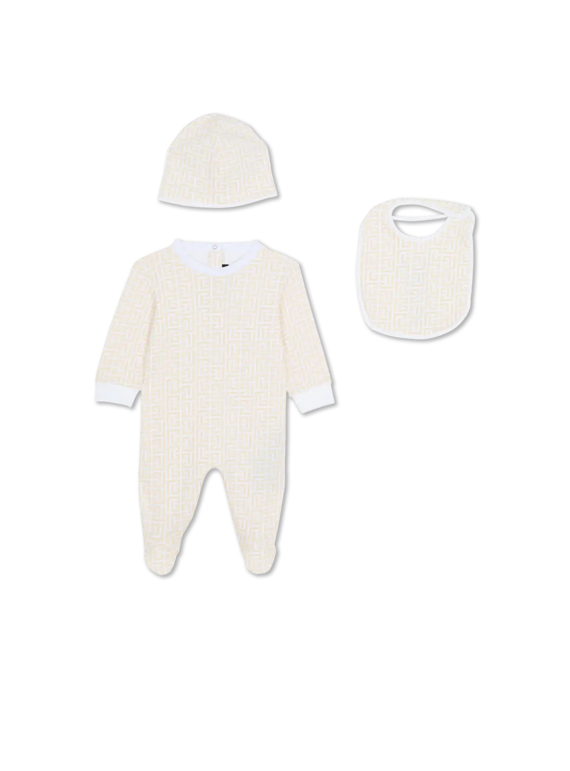 Детский комплект из 3 предметов Balmain, бежевый
Детский комплект из 3 предметов Balmain, бежевый