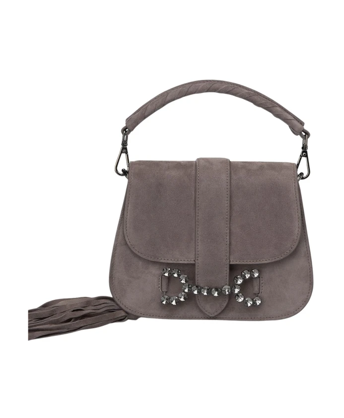 Клатч с пряжкой и стразами Alma En Pena, серый
Клатч с пряжкой и стразами Alma En Pena, серый