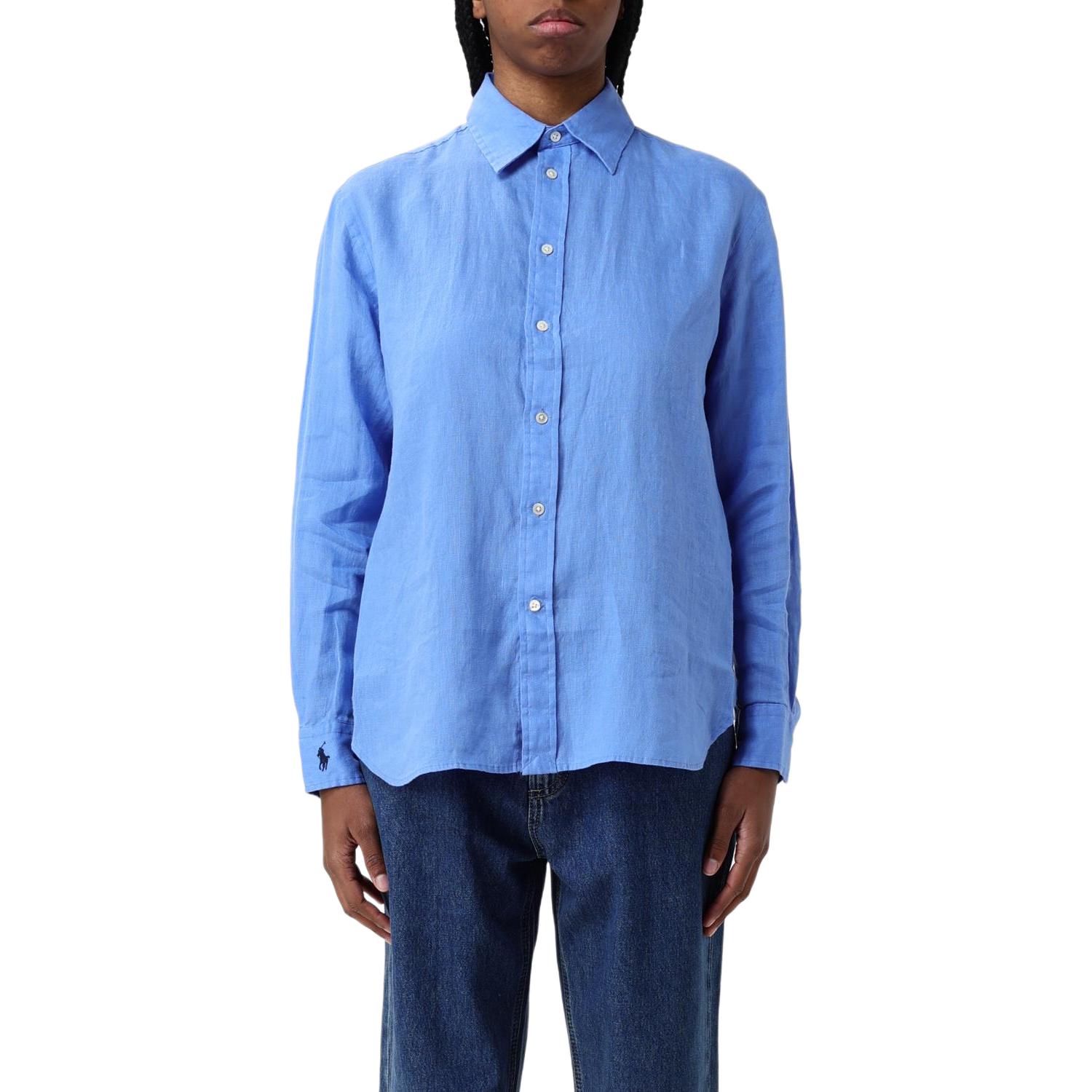 Льняная рубашка Polo Ralph Lauren, синий
Льняная рубашка Polo Ralph Lauren, синий