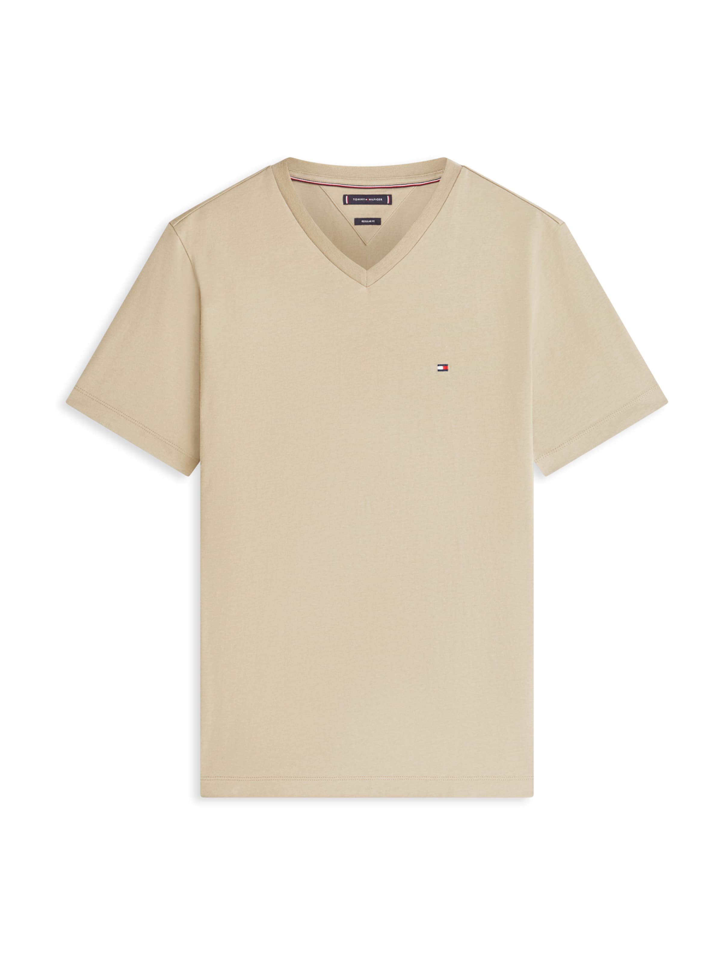 TOMMY HILFIGER Футболка 'ESSENTIAL' в цвете Kitt
TOMMY HILFIGER Футболка 'ESSENTIAL' в цвете Kitt