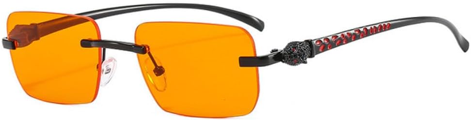 Модные солнцезащитные очки без оправы прямоугольной формы для женщин с прозрачными линзами с градиентом цвета "океан", уникальные солнцезащитные очки для мужчин MTZJH, Black Orange
Модные солнцезащитные очки без оправы прямоугольной формы для женщин с прозрачными линзами с градиентом цвета "океан", уникальные солнцезащитные очки для мужчин MTZJH, Black Orange