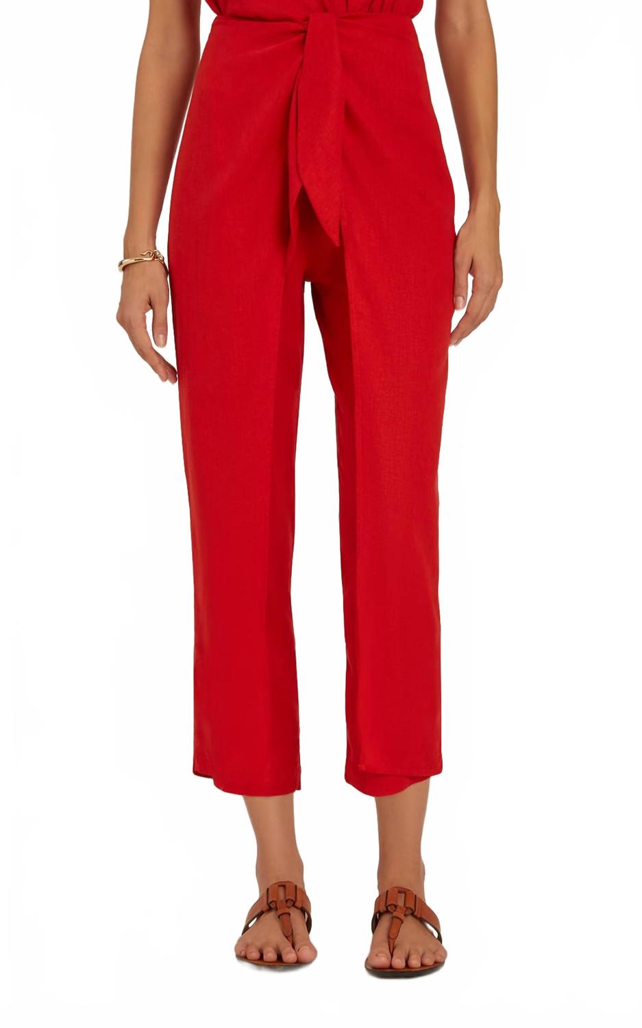 Брюки с завязками цвета паприки Lenny Niemeyer, Paprika
Брюки с завязками цвета паприки Lenny Niemeyer, Paprika