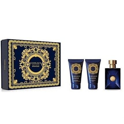 Versace Dylan Blue 50ml EDT Spray + 50ml Shower Gel + 50ml Aftershave Balm Gift Set 2023
Versace Dylan Blue 50ml EDT Spray + 50ml Shower Gel + 50ml Aftershave Balm Gift Set 2023