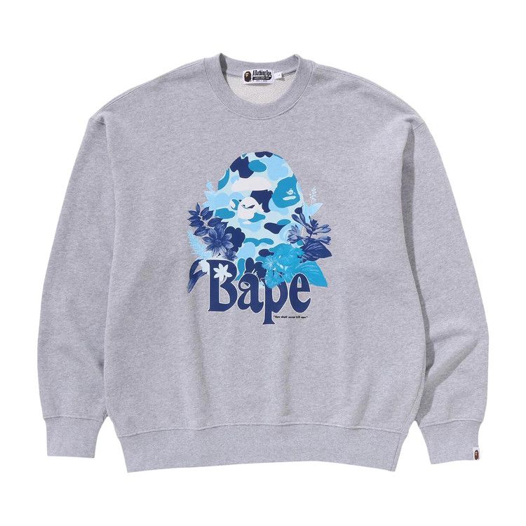 Свитер BAPE Floral Ape Head Crewneck, Grey
Свитер BAPE Floral Ape Head Crewneck, Grey