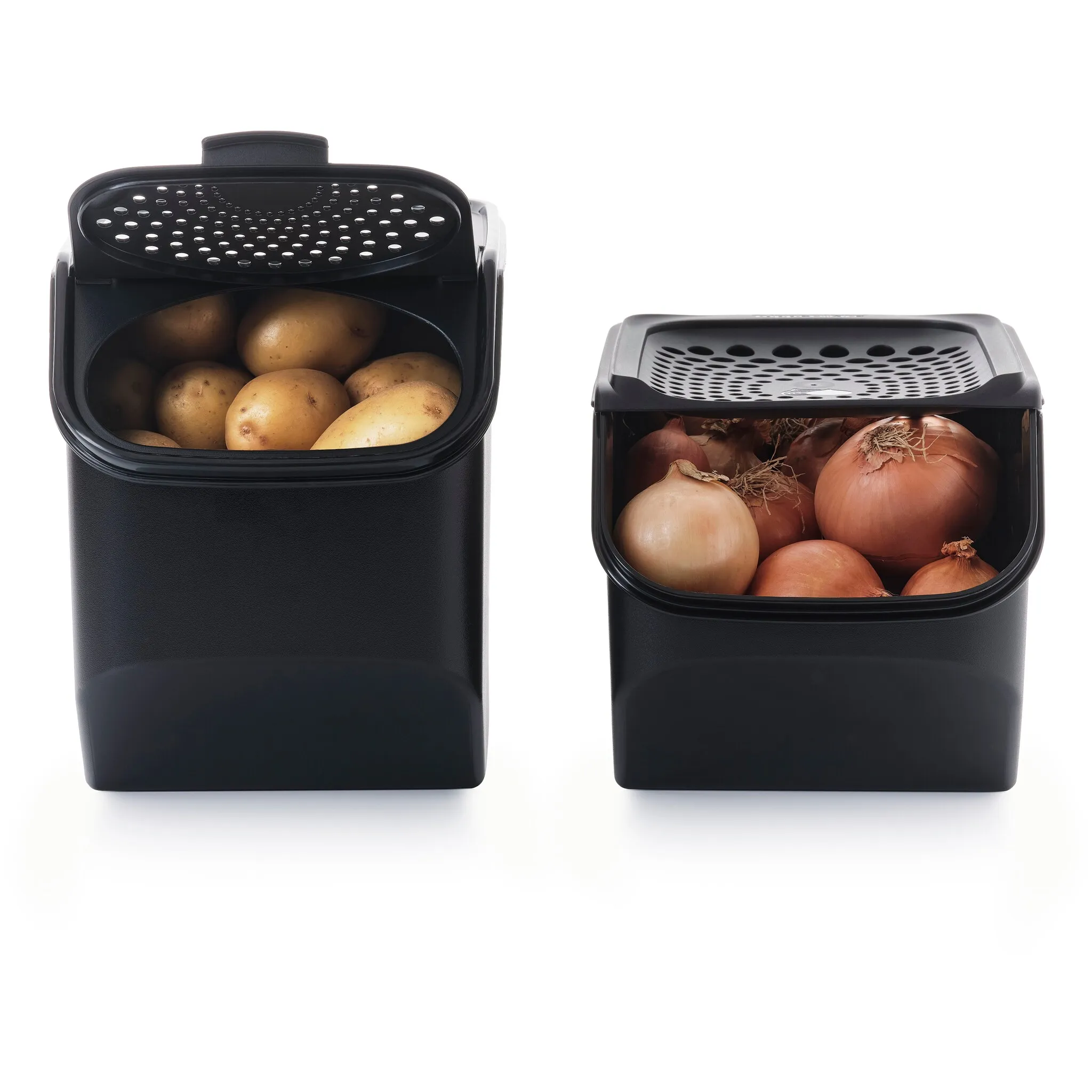 Система хранения TUPPERWARE «Tupperware, PotatoSmart 8,3 л + OnionSmart 5,5 л», (набор, 2 шт.), идеальное решение для хранения ваших продуктов, черный
Система хранения TUPPERWARE «Tupperware, PotatoSmart 8,3 л + OnionSmart 5,5 л», (набор, 2 шт.), идеальное решение для хранения ваших продуктов, черный