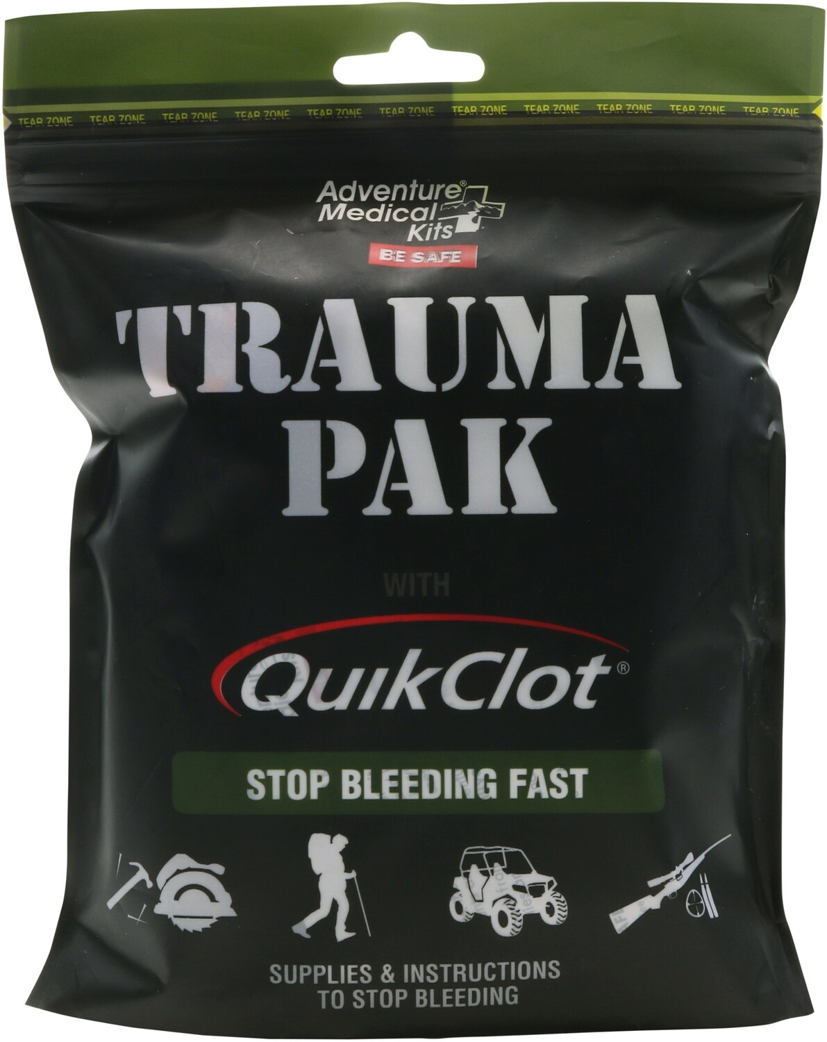 Trauma Pak с набором QuikClot Adventure Medical Kits
Trauma Pak с набором QuikClot Adventure Medical Kits