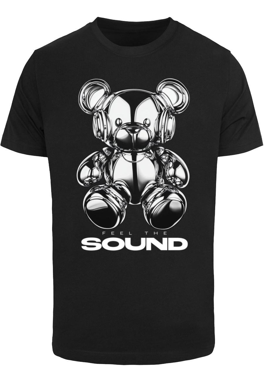 Рубашка Mister Tee Feel The Sound Chrome Bear, черный
Рубашка Mister Tee Feel The Sound Chrome Bear, черный