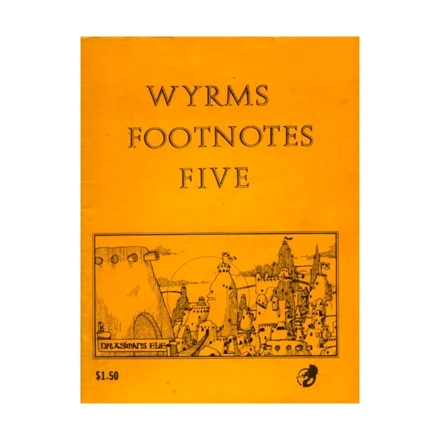 Журнал #5 "Nomad Gods, Gredunk Dungeon, Elric Cards", Wyrm's Footnotes Magazine
Журнал #5 "Nomad Gods, Gredunk Dungeon, Elric Cards", Wyrm's Footnotes Magazine