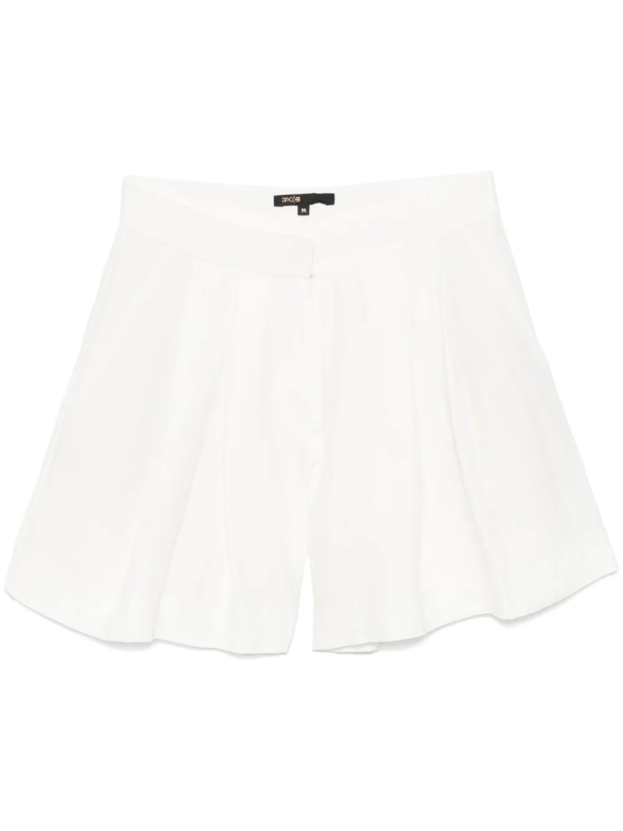 Шорты Maje со складками, белый 
Шорты Maje со складками, белый
