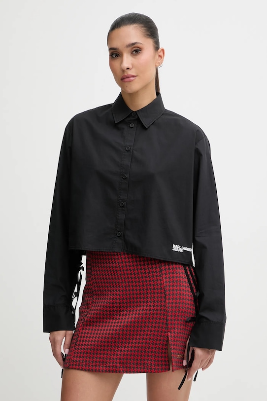 Хлопковая рубашка Karl Lagerfeld Jeans, черный
Хлопковая рубашка Karl Lagerfeld Jeans, черный