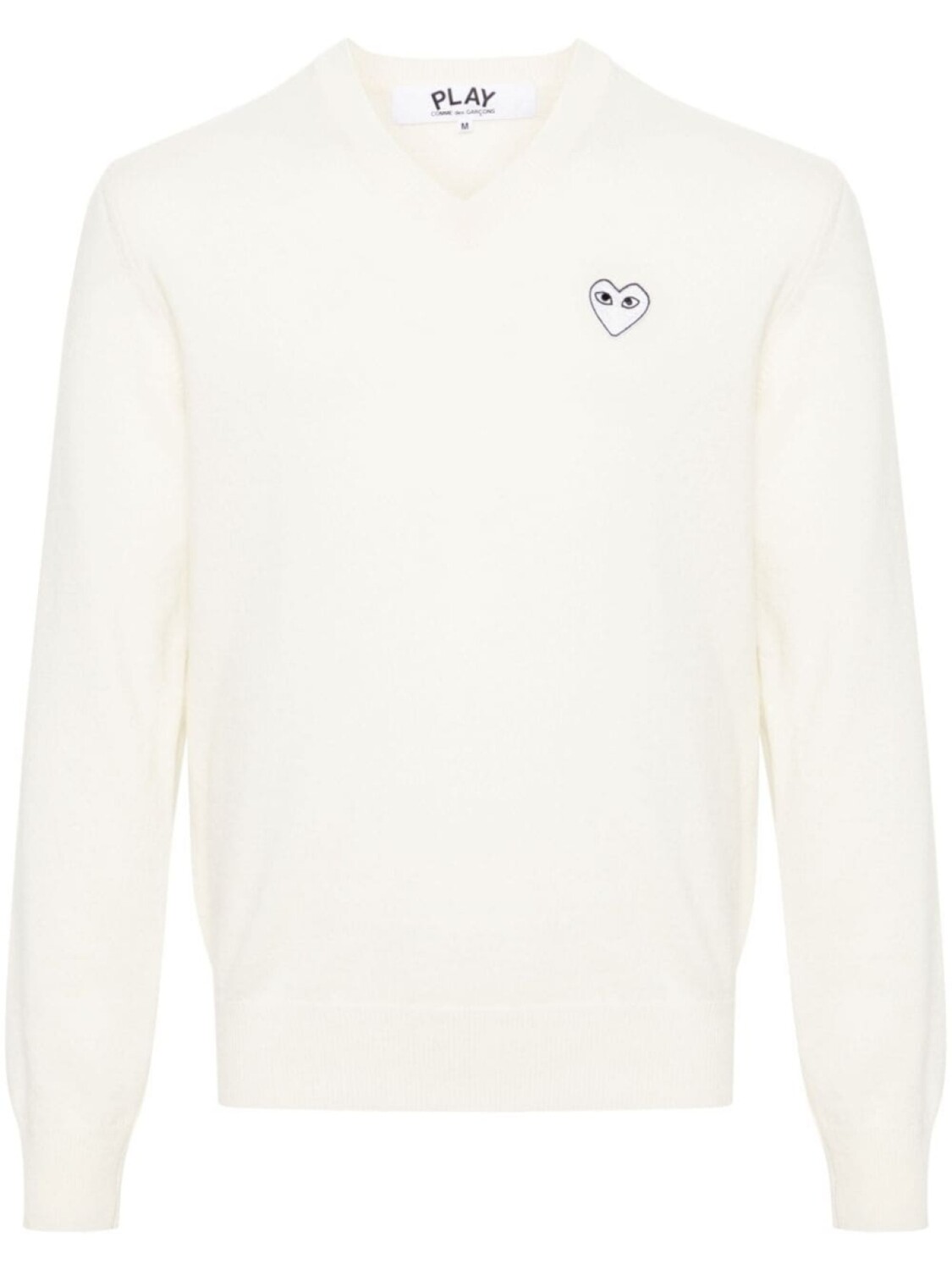 Comme Des Garçons Play шерстяной джемпер с нашивкой, нейтральный цвет
Comme Des Garçons Play шерстяной джемпер с нашивкой, нейтральный цвет