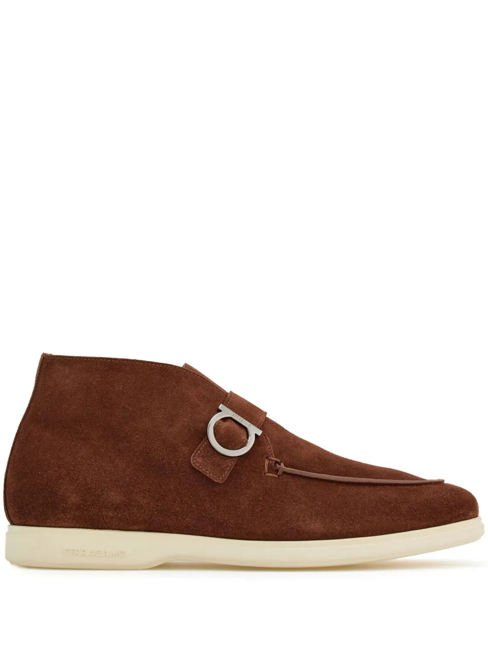 Ботинки из замши Ferragamo с пряжкой Gancini Salvatore Ferragamo, коричневый
Ботинки из замши Ferragamo с пряжкой Gancini Salvatore Ferragamo, коричневый