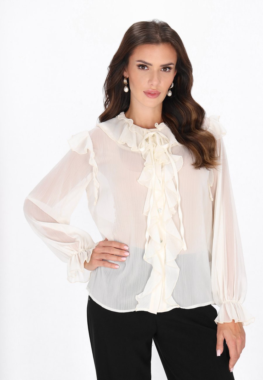 Блуза faina Button-down blouse, White
Блуза faina Button-down blouse, White