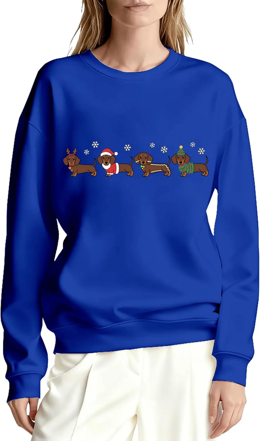 Свитшот с таксой на праздники Yuisi Doxn
Свитшот с таксой на праздники Yuisi Doxn