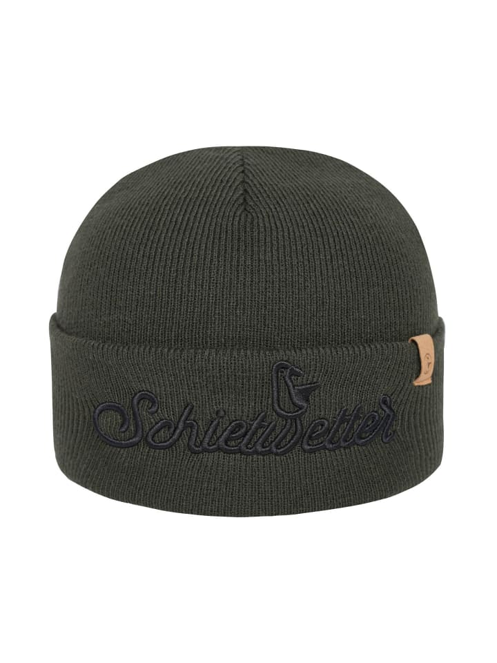 SCHIETWETTER Зимняя шапка-бини "для плохой погоды" оливкового цвета
SCHIETWETTER Зимняя шапка-бини "для плохой погоды" оливкового цвета