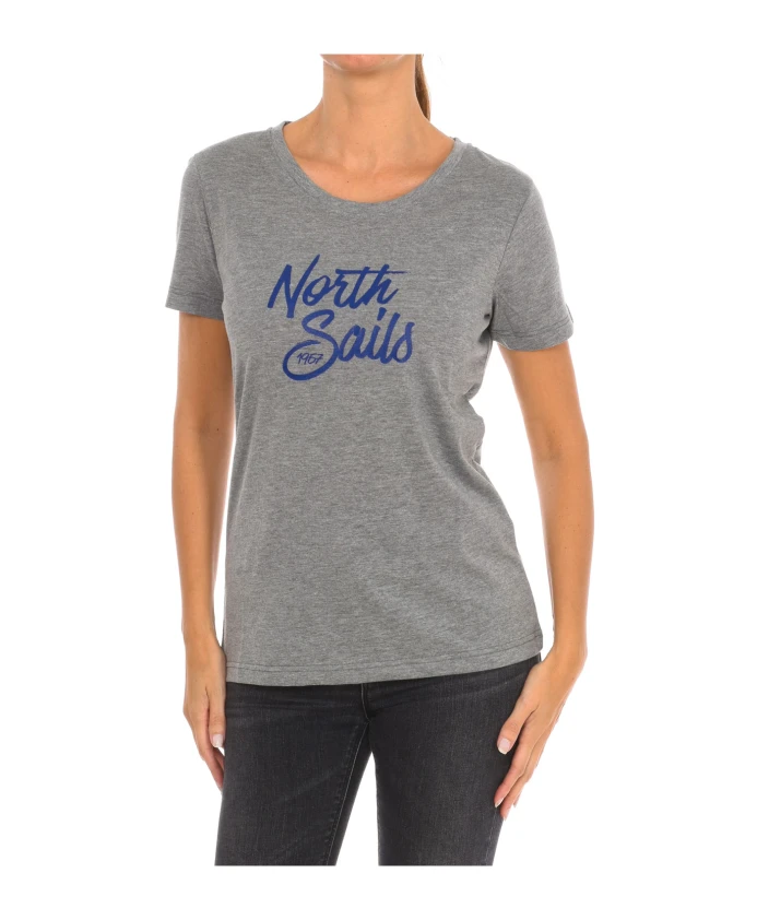 Футболка с короткими рукавами и ребристым воротником. North Sails, серый
Футболка с короткими рукавами и ребристым воротником. North Sails, серый