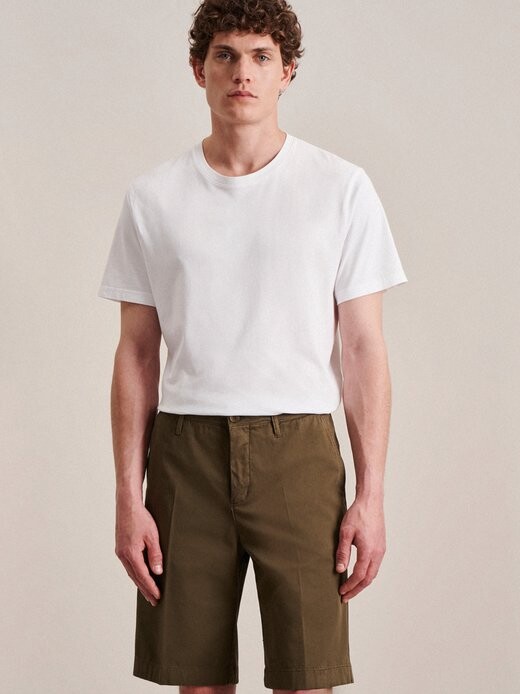 Однотонные шорты чинос Seidensticker, зеленый
Однотонные шорты чинос Seidensticker, зеленый