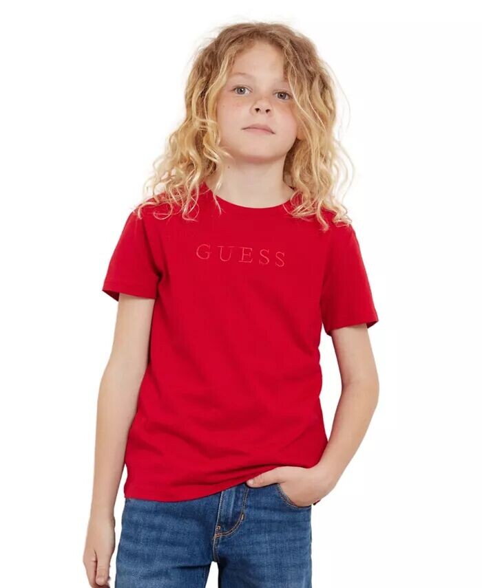 Футболка с короткими рукавами и вышитым логотипом Big Boys Guess, красный
Футболка с короткими рукавами и вышитым логотипом Big Boys Guess, красный