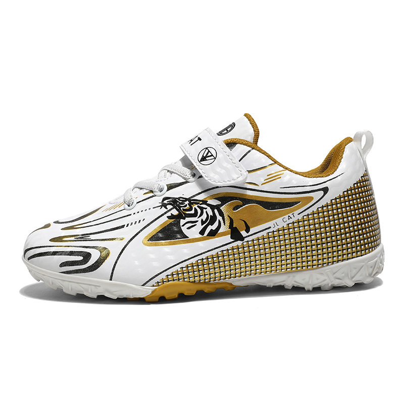 Футбольные бутсы детские, с защитой от скольжения, ударов и истираний, с низким верхом Yi Jiabao, белый/золотой
Футбольные бутсы детские, с защитой от скольжения, ударов и истираний, с низким верхом Yi Jiabao, белый/золотой