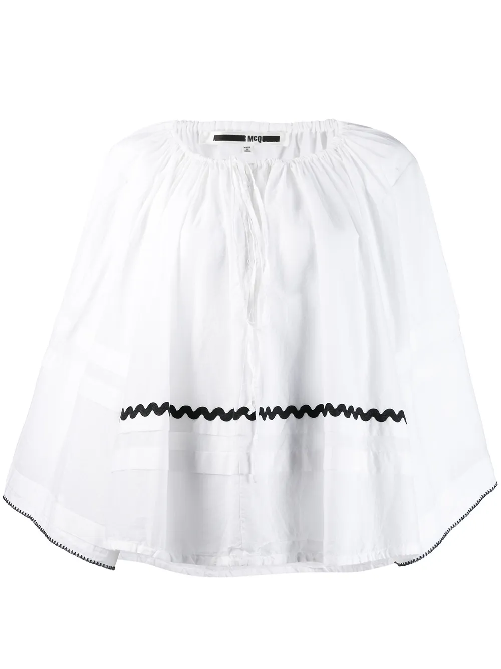 Топ с завязками на воротнике McQ Swallow, белый
Топ с завязками на воротнике McQ Swallow, белый