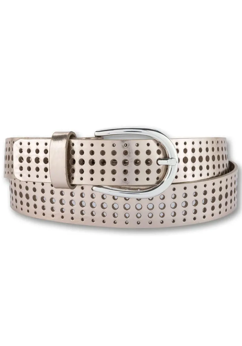 Кожаный ремень BERND GÖTZ со стильным сетчатым дизайном, цвет Platin
Кожаный ремень BERND GÖTZ со стильным сетчатым дизайном, цвет Platin