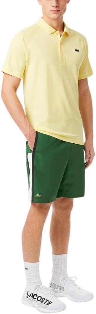 Мужские теннисные шорты Lacoste Sport легкие с цветными блоками и полосками, Green/White/Black
Мужские теннисные шорты Lacoste Sport легкие с цветными блоками и полосками, Green/White/Black