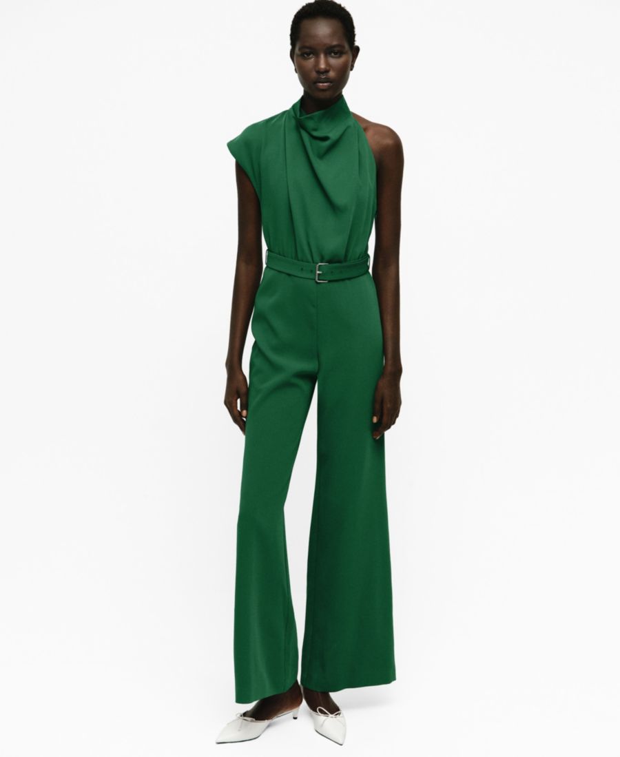 Женский асимметричный длинный комбинезон с поясом MANGO, Green Apple
Женский асимметричный длинный комбинезон с поясом MANGO, Green Apple