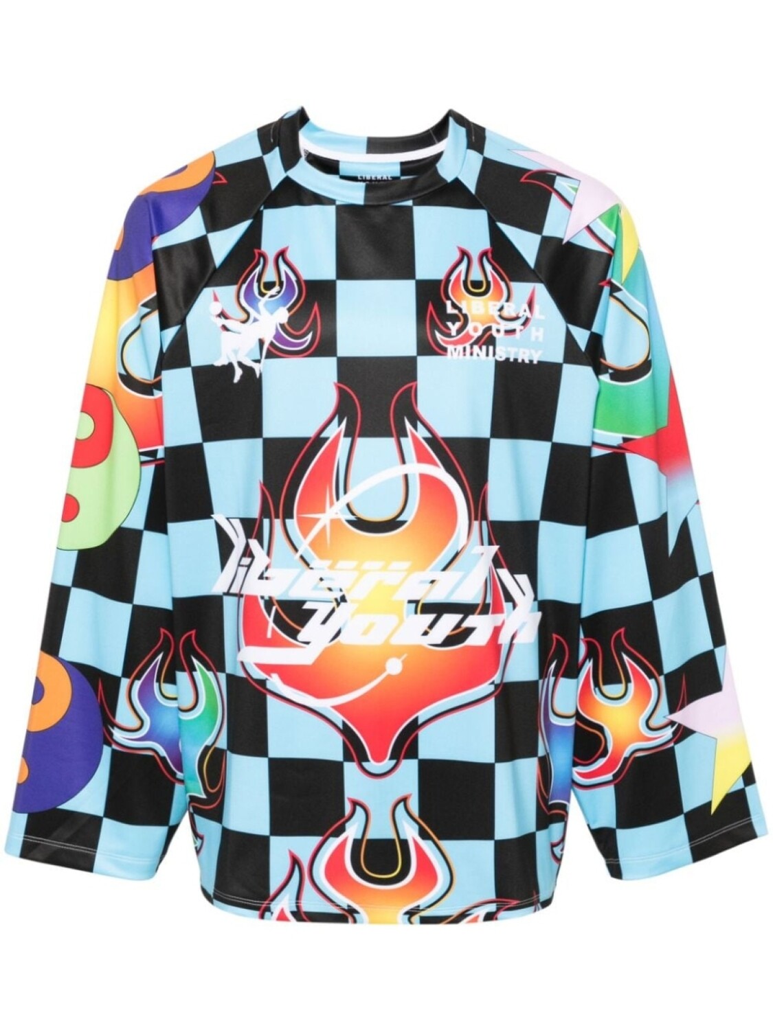 Liberal Youth Ministry клетчатая толстовка с графичным принтом, синий
Liberal Youth Ministry клетчатая толстовка с графичным принтом, синий