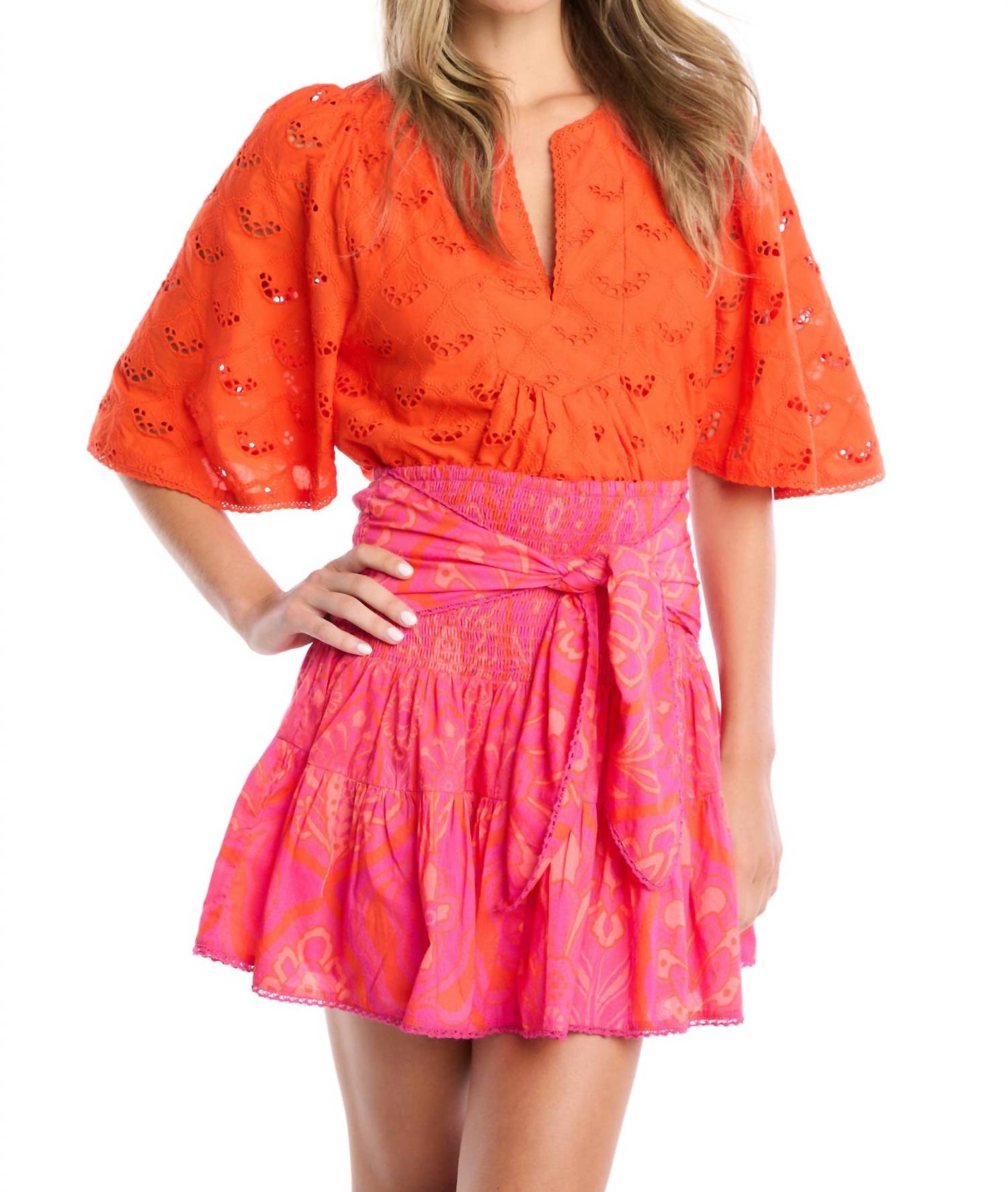 Юбка-мини Chase в розовом стиле Bohemia ALLISON NEW YORK
Юбка-мини Chase в розовом стиле Bohemia ALLISON NEW YORK