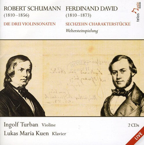 CD диск Schumann / David / Turban / Kuen: Violin Sonatas / Violin & Piano Works
CD диск Schumann / David / Turban / Kuen: Violin Sonatas / Violin & Piano Works