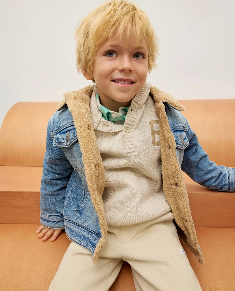 Детская джинсовая куртка с подкладкой, гладкая Kids El Corte Inglés, бледно-голубой
Детская джинсовая куртка с подкладкой, гладкая Kids El Corte Inglés, бледно-голубой