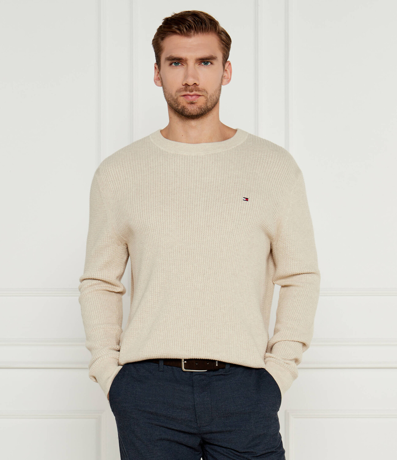 Свитер Tommy Hilfiger Regular Fit, бежевый
Свитер Tommy Hilfiger Regular Fit, бежевый