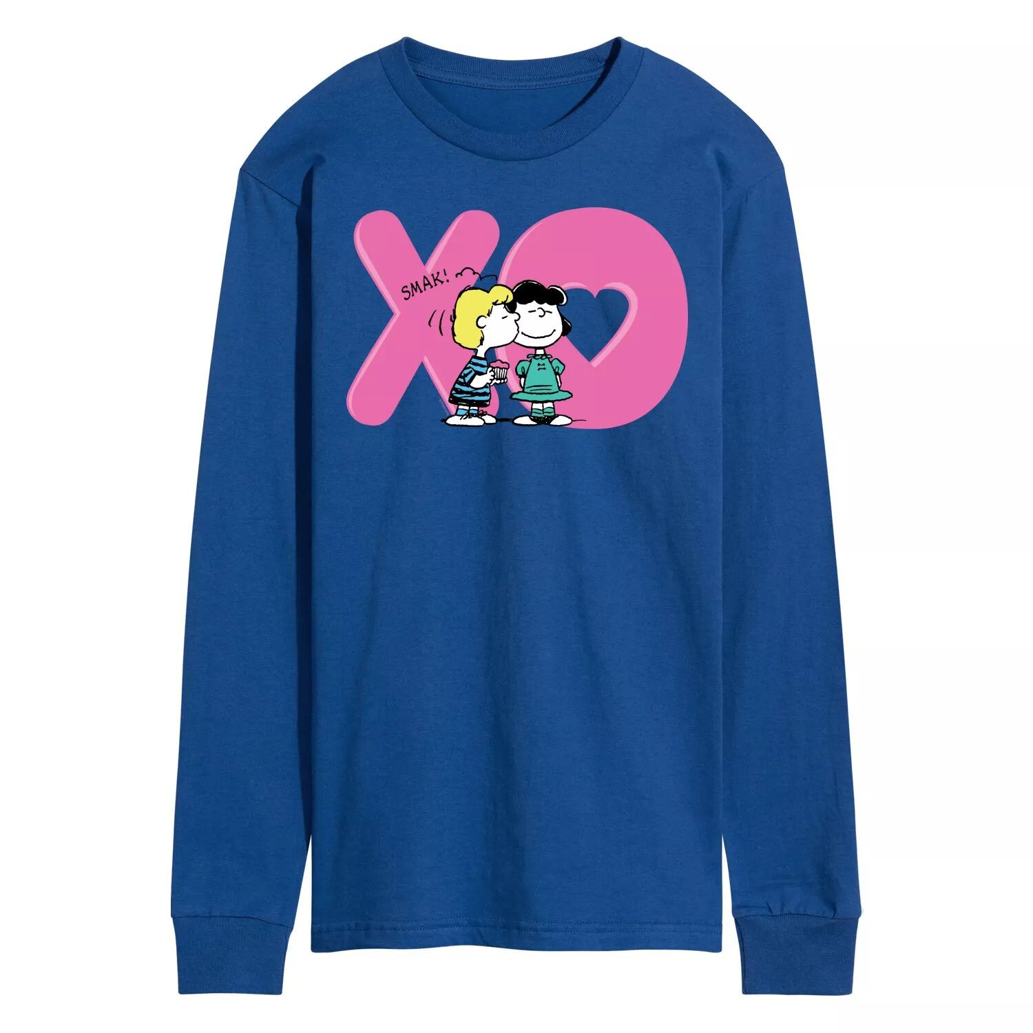 Мужская футболка с длинными рукавами Peanuts XO Kiss Licensed Character
Мужская футболка с длинными рукавами Peanuts XO Kiss Licensed Character