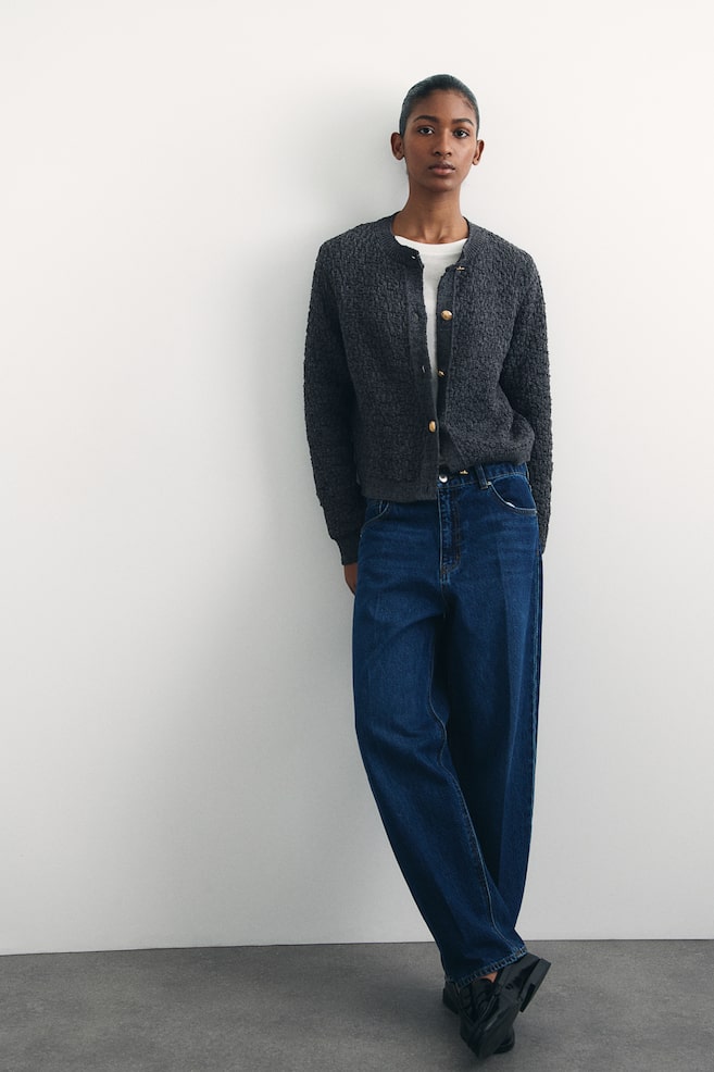 Кардиган структурной вязки H&M, серый
Кардиган структурной вязки H&M, серый