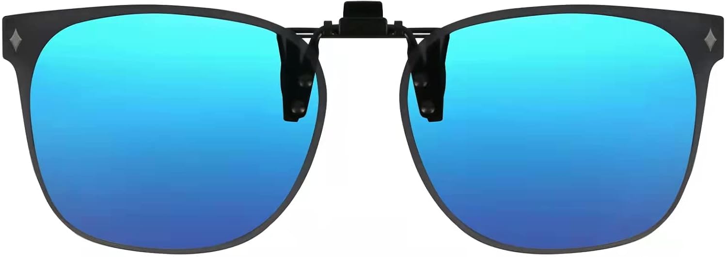 Солнцезащитные очки-клипсы, надеваемые поверх очков с диоптриями, поляризованные, с антибликовым покрытием, откидные, с защитой от УФ-излучения, для мужчин и женщин ARCAMOY, Ice Blue
Солнцезащитные очки-клипсы, надеваемые поверх очков с диоптриями, поляризованные, с антибликовым покрытием, откидные, с защитой от УФ-излучения, для мужчин и женщин ARCAMOY, Ice Blue