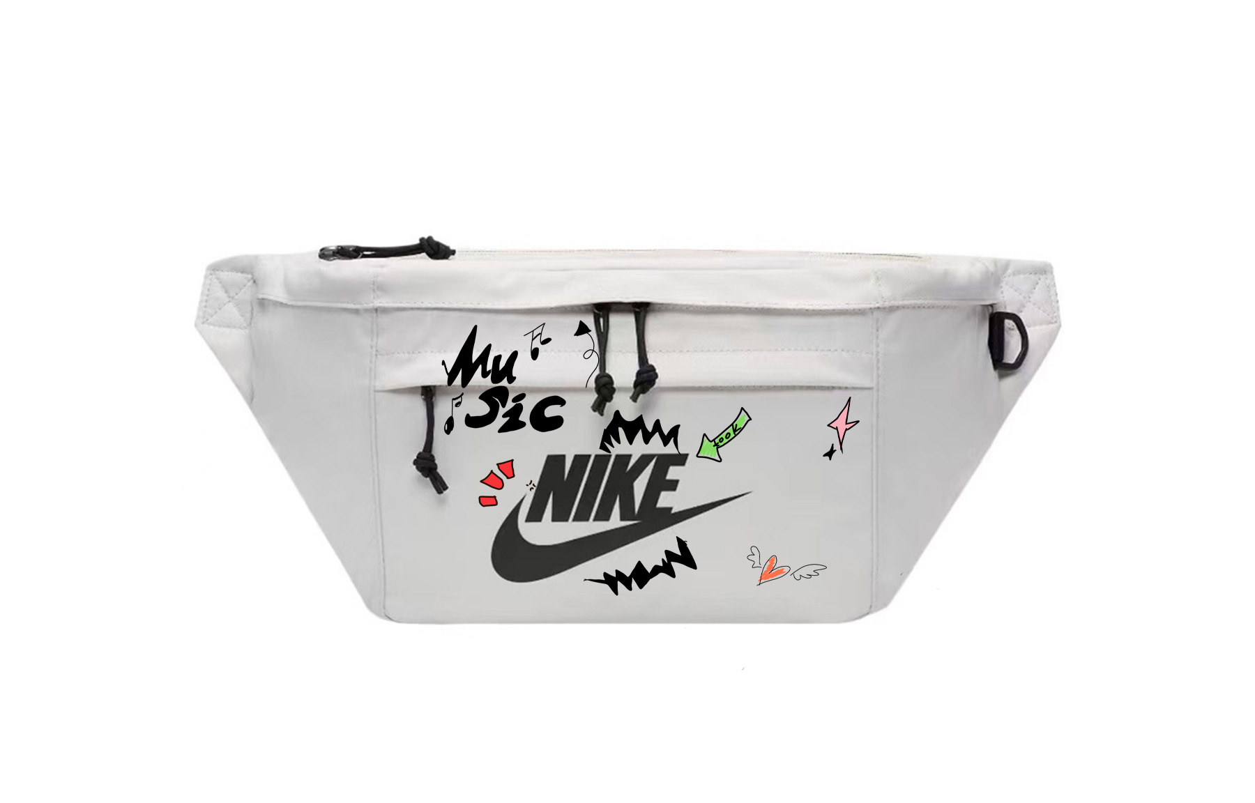 Nike Тканевый поясной рюкзак унисекс светло-серый, Rhythm Music
Nike Тканевый поясной рюкзак унисекс светло-серый, Rhythm Music