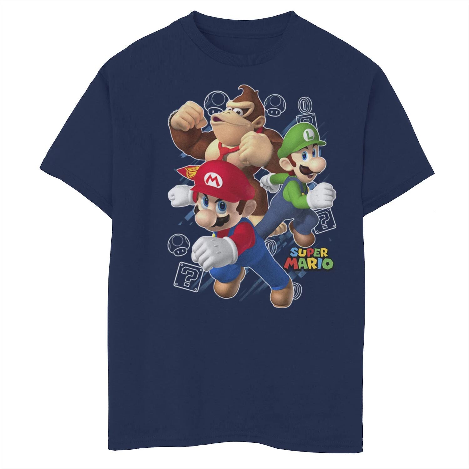 Футболка Super Mario Donkey Kong Mario Luigi Action Pose для мальчиков 8–20 лет с графическим рисунком Licensed Character, синий
Футболка Super Mario Donkey Kong Mario Luigi Action Pose для мальчиков 8–20 лет с графическим рисунком Licensed Character, синий