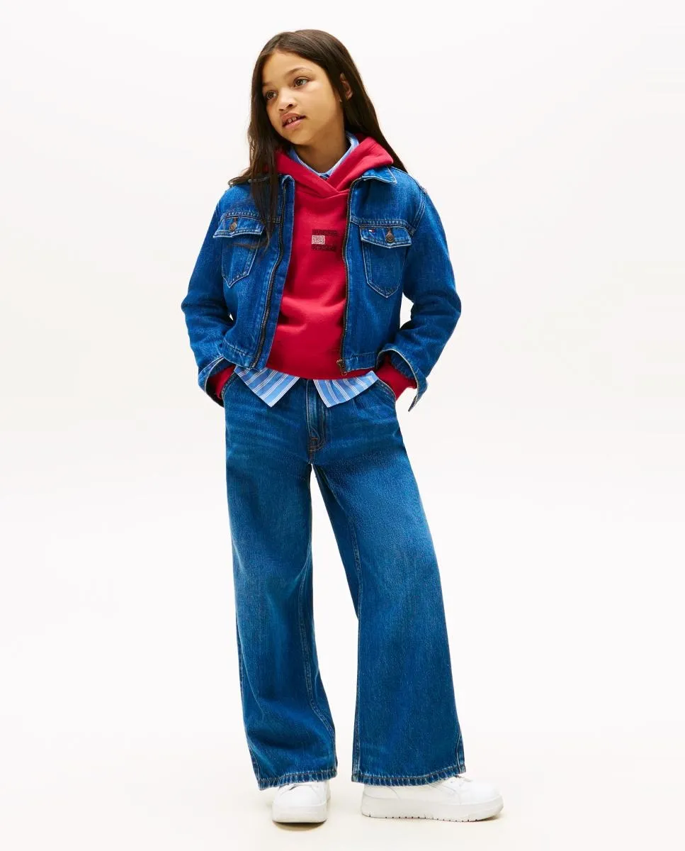 Джинсы для девочек свободного кроя Tommy Hilfiger, синий
Джинсы для девочек свободного кроя Tommy Hilfiger, синий