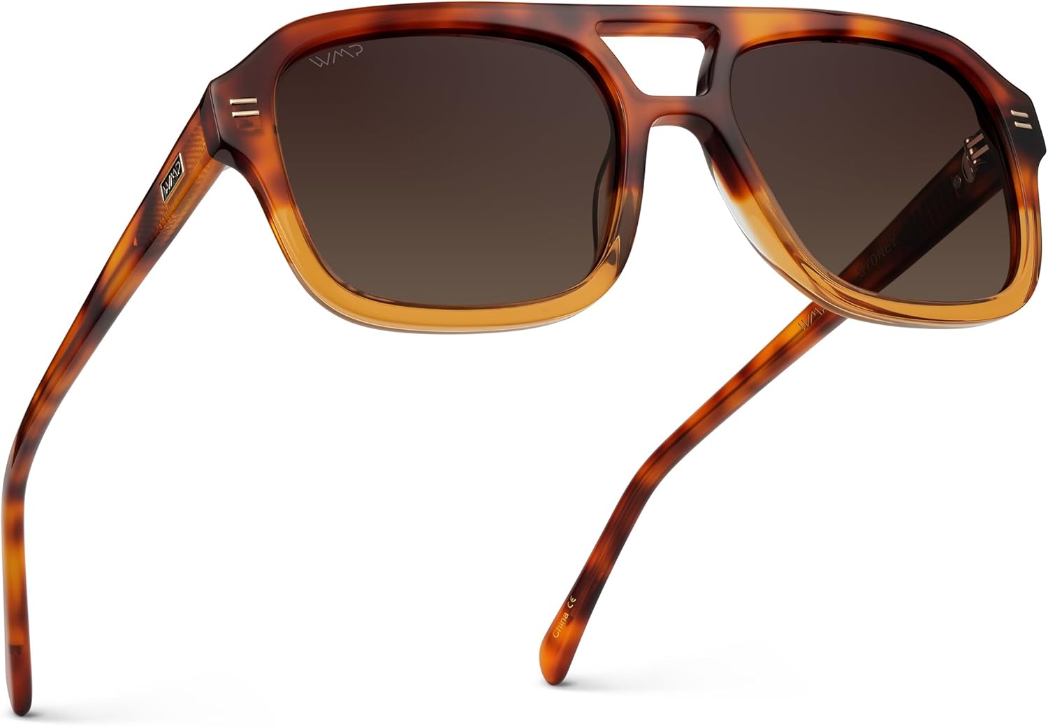 WearMe Pro - Женские солнцезащитные очки-авиаторы в стиле ретро, квадратной формы, с двойной перемычкой, увеличенной оправой и поляризованной защитой от УФ-излучения, Crystal Sunset Tortoise / Dark Beige Gradient Lens
WearMe Pro - Женские солнцезащитные очки-авиаторы в стиле ретро, квадратной формы, с двойной перемычкой, увеличенной оправой и поляризованной защитой от УФ-излучения, Crystal Sunset Tortoise / Dark Beige Gradient Lens