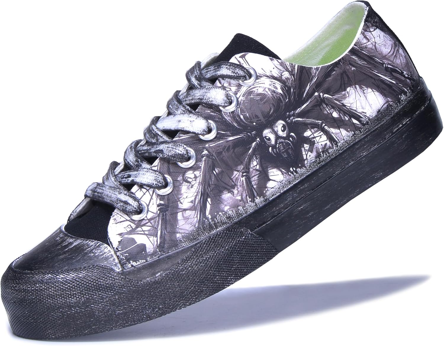 GXZUORUI Унисекс кеды на холщовой подошве с рисунком паутины, модные винтажные низкие повседневные кроссовки для мужчин и женщин, удобные для ходьбы, уличный стиль, черный
GXZUORUI Унисекс кеды на холщовой подошве с рисунком паутины, модные винтажные низкие повседневные кроссовки для мужчин и женщин, удобные для ходьбы, уличный стиль, черный