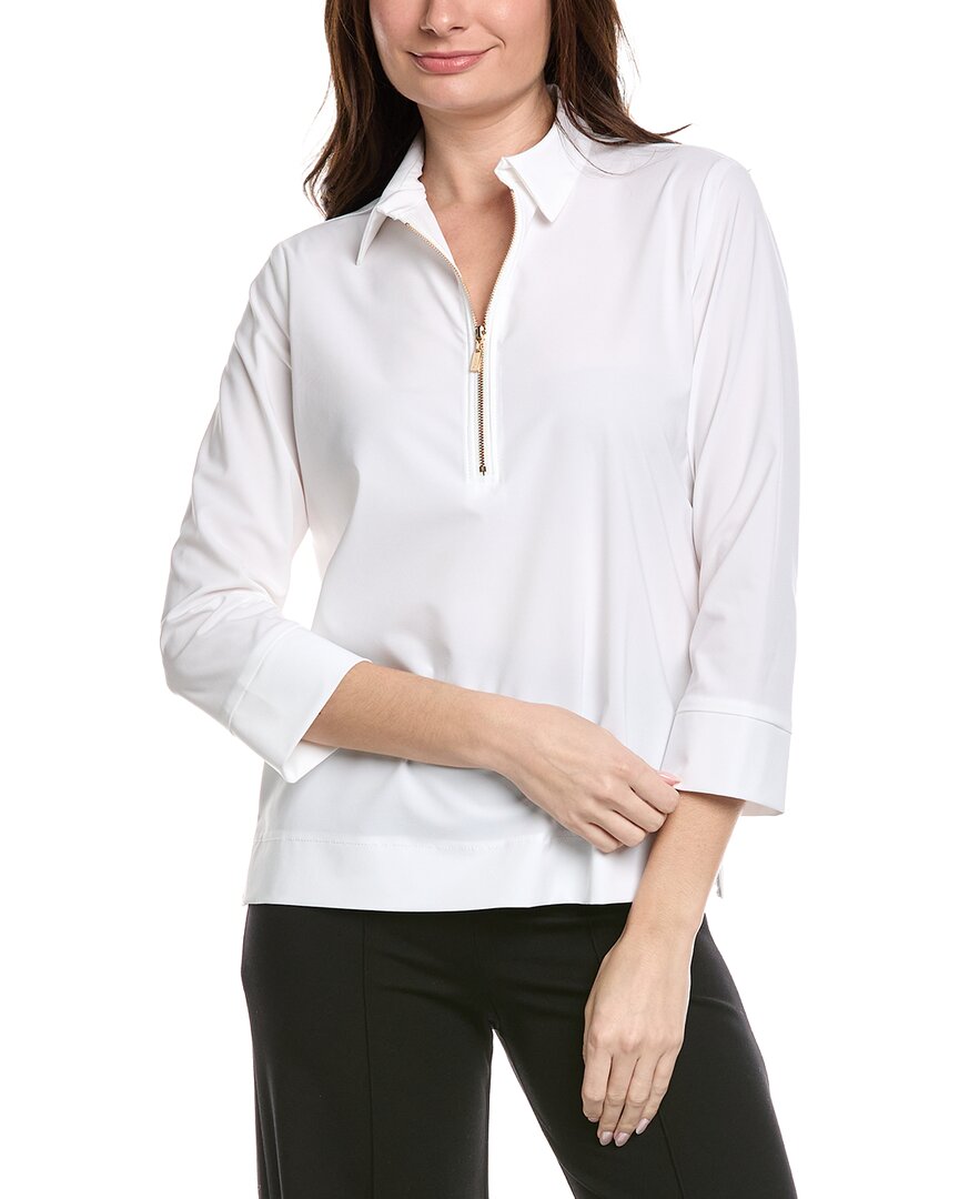 Пуловер Joseph Ribkoff с застежкой-молнией до половины длины, белый
Пуловер Joseph Ribkoff с застежкой-молнией до половины длины, белый