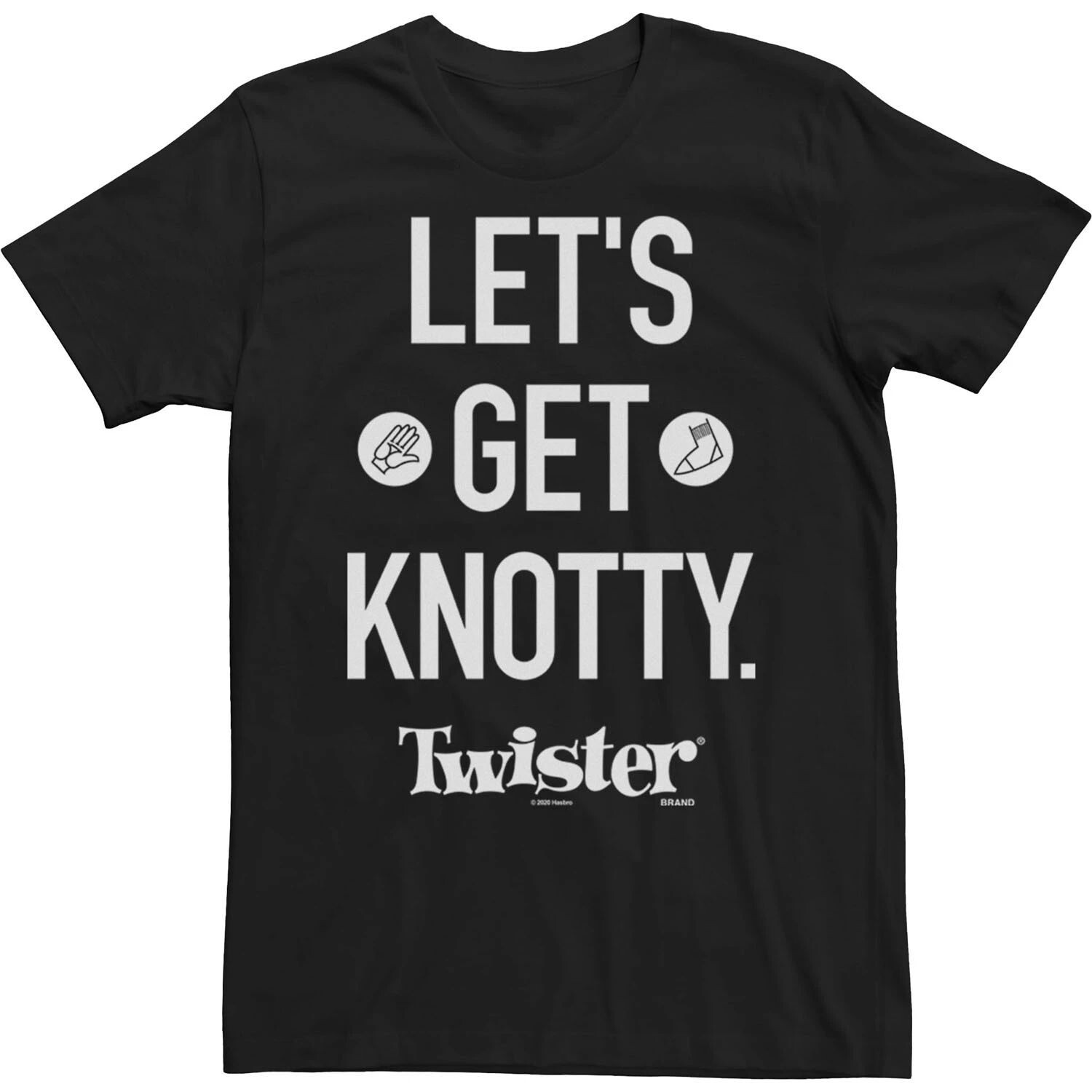 Мужская футболка Twister Let's Get Knotty Licensed Character 
Мужская футболка Twister Let's Get Knotty Licensed Character