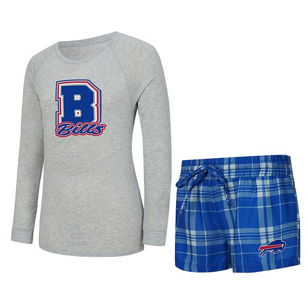 Женский комплект для сна из футболки с длинным рукавом и шорт concepts sport heather gray/royal buffalo bills regulate plaid Unbranded
Женский комплект для сна из футболки с длинным рукавом и шорт concepts sport heather gray/royal buffalo bills regulate plaid Unbranded