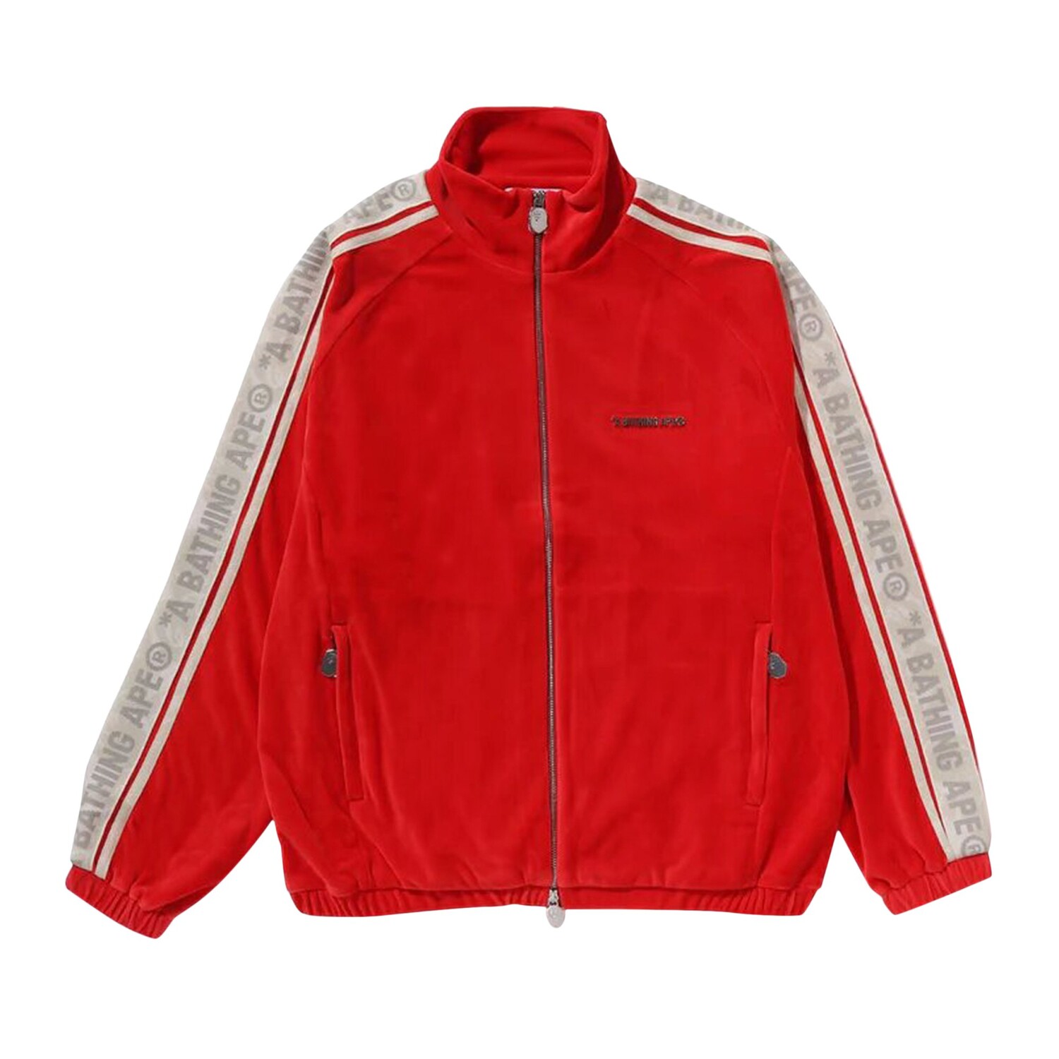 Спортивная куртка с металлическим логотипом BAPE, цвет Красный
Спортивная куртка с металлическим логотипом BAPE, цвет Красный