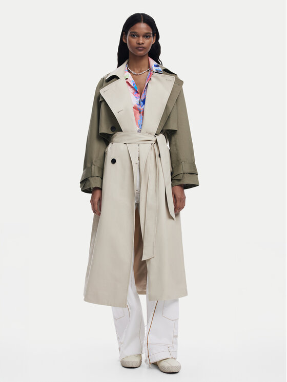 Пальто свободного покроя 25SWEW49 Desigual, бежевый
Пальто свободного покроя 25SWEW49 Desigual, бежевый